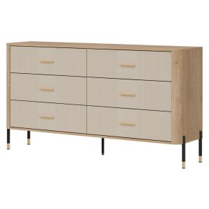 DANTE DT05 DĄB CREMONA T/KASZMIR MAT KOMODA KPL