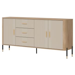 DANTE DT07 DĄB CREMONA T/KASZMIR MAT KOMODA KPL