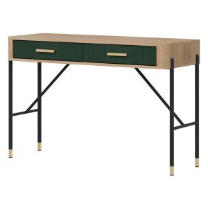 DANTE DT19 DĄB CREMONA T/ZIELONY MAT TOALETKA KPL