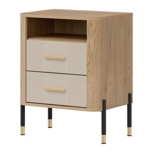 DANTE DT22 DĄB CR. T/KASZMIR MAT SZAFKA NOCNA KPL