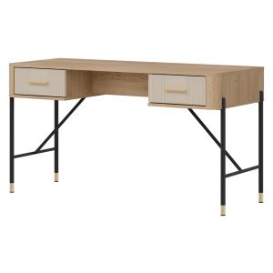 DANTE DT23 DĄB CREMONA T/KASZMIR MAT BIURKO KPL