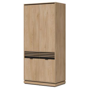 FERRO FE08 DĄB CREM TORRO/CZ SZAFA 2D  KPL