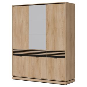 FERRO FE09 DĄB CREM TORRO/CZ SZAFA 3D  KPL