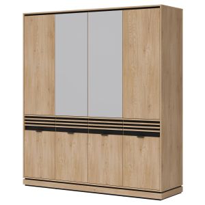 FERRO FE11 DĄB CREM TORRO SZAFA 4D KPL