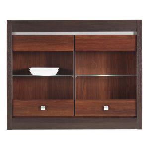 FORREST FR-17 orzech ciemny WITRYNA WISZĄCA kpl.