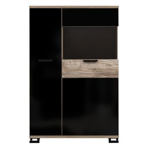 G-TE GT04 DĄB CZARNY P/DĄB WITRYNA L/P KPL