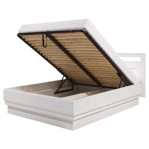 IRMA IM-16/140 biały/biały,d.magia ŁOŻE z poj. kpl