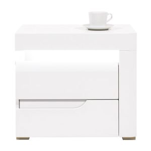 IRMA IM-18 biały/biały,d.magia SZAFKA NOCNA P kpl.