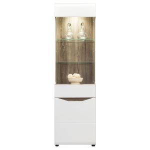 LIONEL LI-6 dąb s./ biały WITRYNA LP kpl.