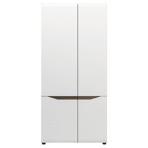 LIONEL LI-8 dąb s./ biały SZAFA 2D kpl.