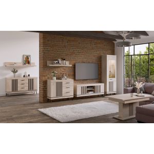 MATI MI11 DĄB CREM COTTA PÓŁKA KPL