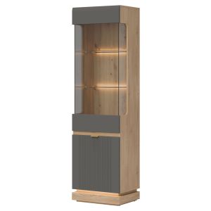 MILTON ML05 DĄB CREM TORRO SZARY WITRYNA L/P KPL