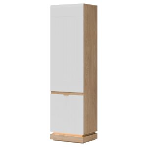 MILTON ML07 DĄB CREM TORRO BIAŁY SZAFKA L/P KPL