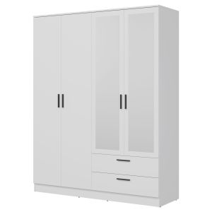 MONTANA MT04 SZAFA BIAŁY/BIAŁY KPL