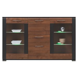 NAOMI NA-4 orzech/orzech-wenge KREDENS kpl.