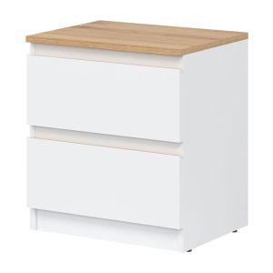 REMI RM12 BIAŁY/DĄB EVOKE SZAFKA KPL