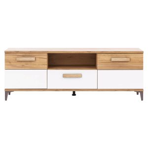 SNOBI SB01 DĄB CRAFT ZŁ/BIEL ALP RTV KPL