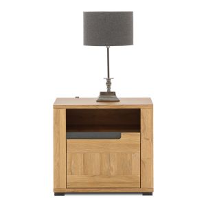 YORK Y-17 dąb grandson/grafit SZAFKA NOCNA P kpl.